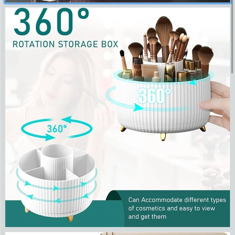 Rotating Makeup Organizer